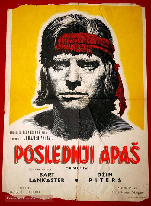 Apache - Yugoslav Movie Poster