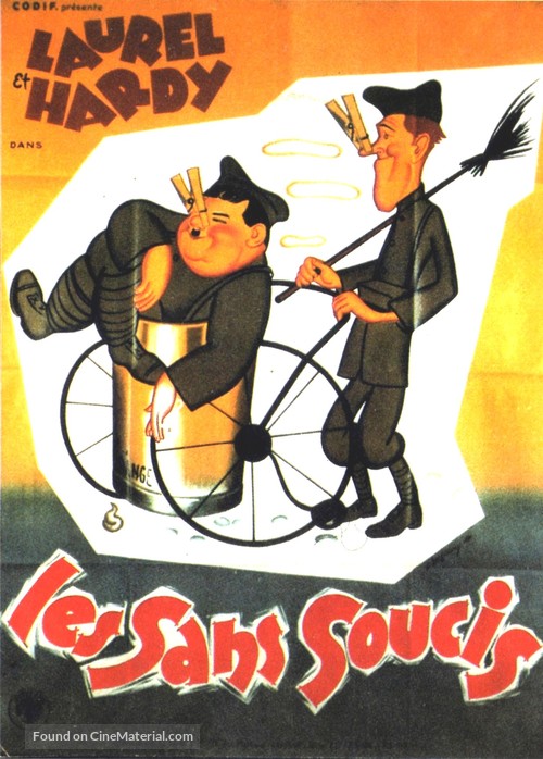 Pack Up Your Troubles - French Movie Poster