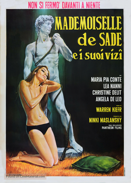 Juliette de Sade - Italian Movie Poster