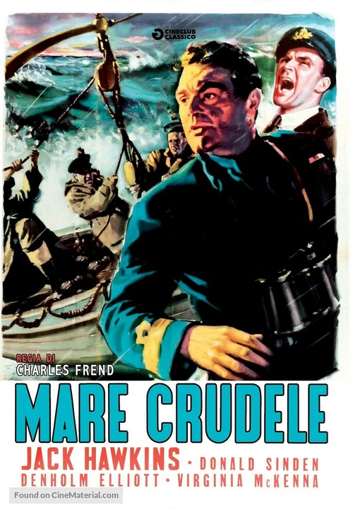 The Cruel Sea - Italian DVD movie cover