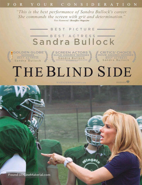 The Blind Side - For your consideration movie poster