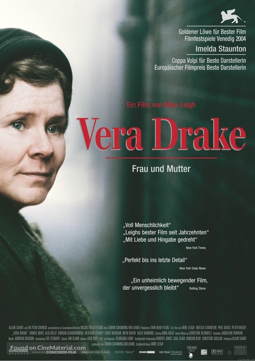 Vera Drake - German Movie Poster