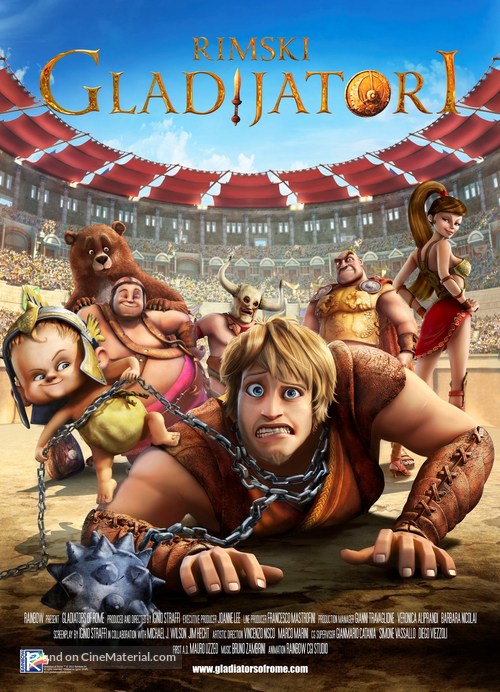 Gladiatori di Roma - Croatian Movie Poster