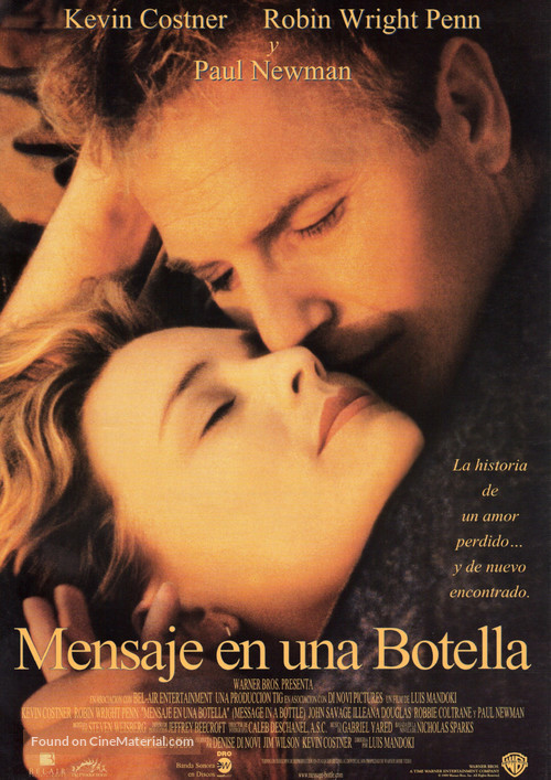 Message in a Bottle - Spanish Movie Poster