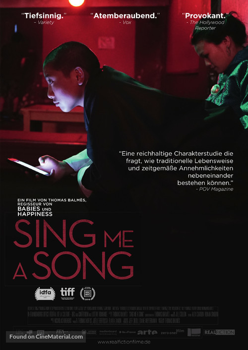 Sing me a Song - German Movie Poster