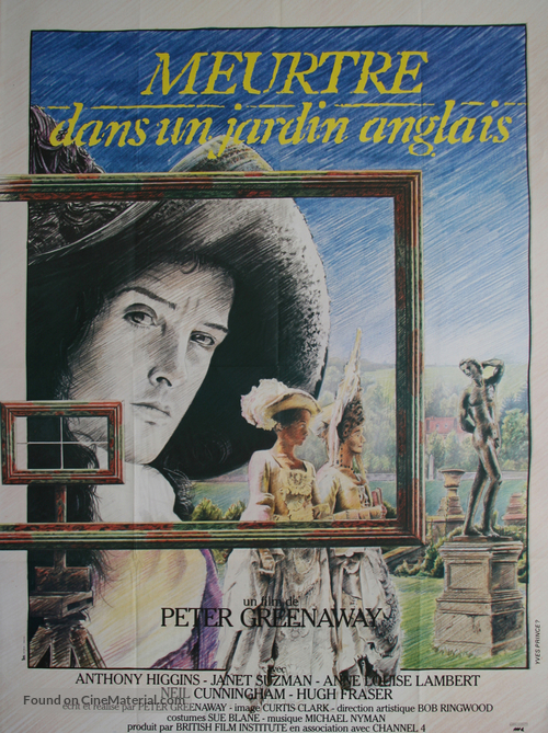 The Draughtsman&#039;s Contract - French Movie Poster