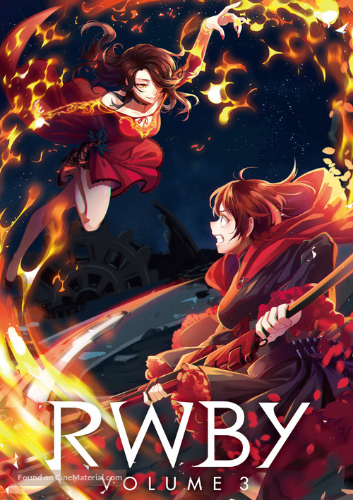 RWBY Volume 3 - Japanese DVD movie cover