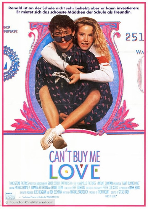 Can&#039;t Buy Me Love - German Movie Poster