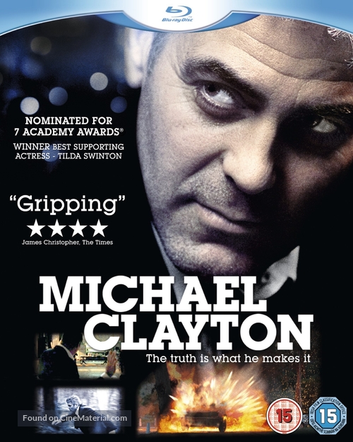 Michael Clayton - British Blu-Ray movie cover