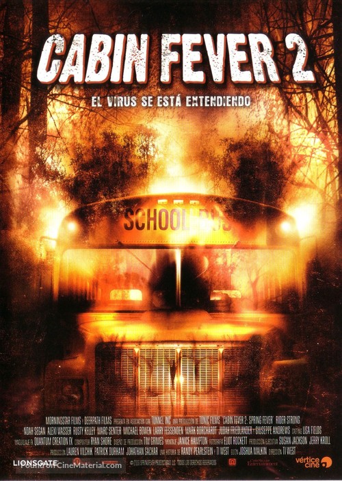 Cabin Fever 2: Spring Fever - Argentinian Video release movie poster