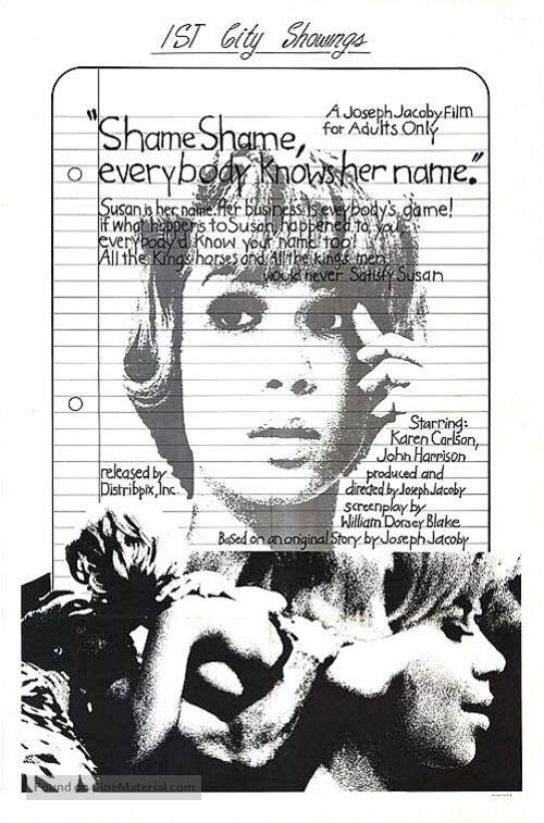 Shame, Shame, Everybody Knows Her Name - Movie Poster