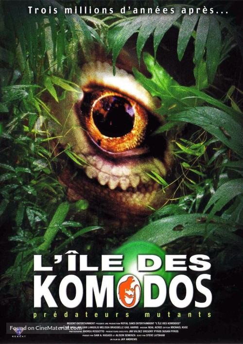 The Curse of the Komodo - French DVD movie cover