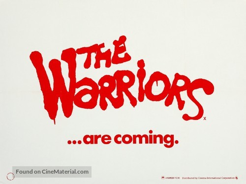 The Warriors - British Teaser movie poster