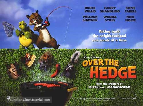 Over the Hedge - British Movie Poster