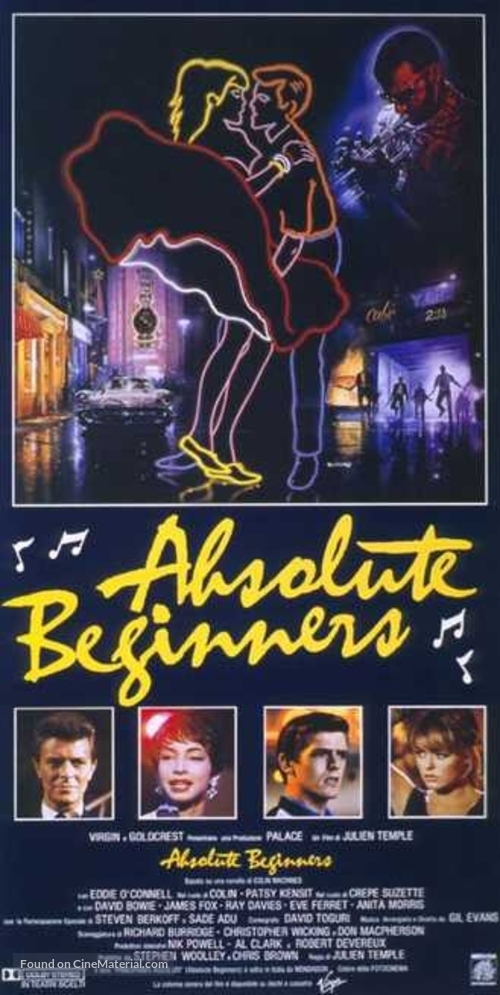 Absolute Beginners - Italian Movie Poster