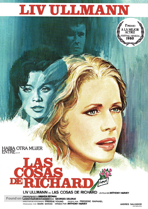 Richard&#039;s Things - Spanish Movie Poster