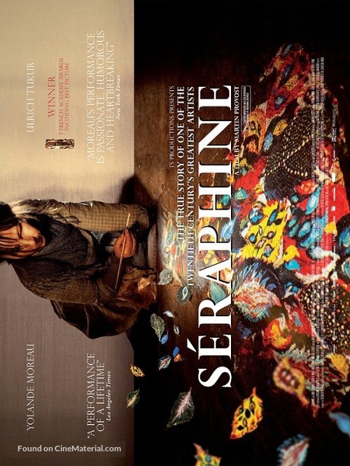 S&eacute;raphine - British Movie Poster