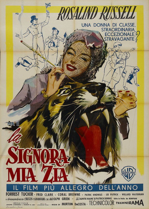 Auntie Mame - Italian Movie Poster