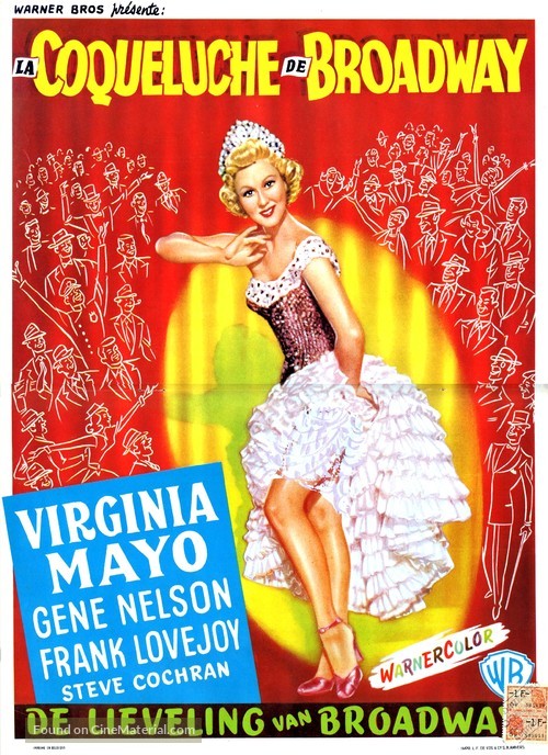 She&#039;s Back on Broadway - Belgian Movie Poster