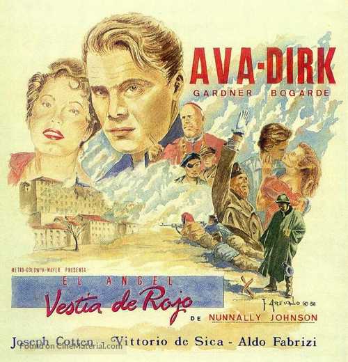 The Angel Wore Red - Spanish Movie Poster