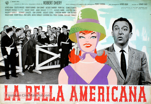 La belle Am&eacute;ricaine - Italian Movie Poster