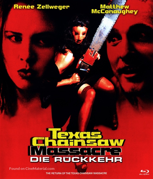 The Return of the Texas Chainsaw Massacre - German Blu-Ray movie cover