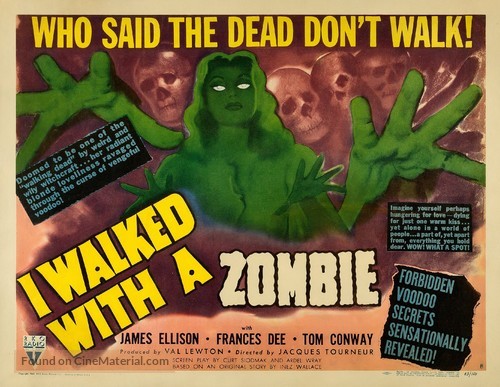 I Walked with a Zombie - Movie Poster