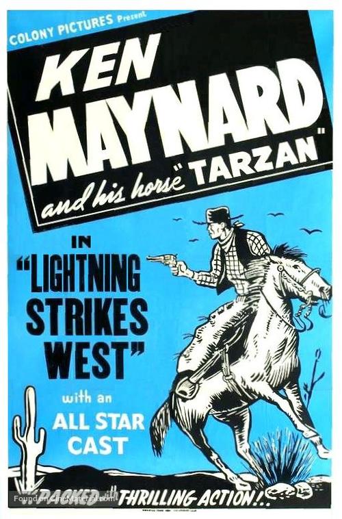 Lightning Strikes West - Movie Poster