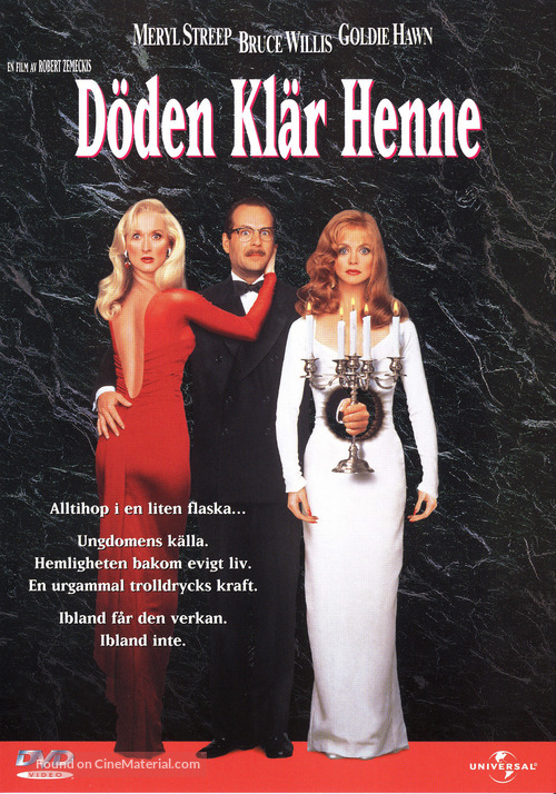 Death Becomes Her - Swedish Movie Cover