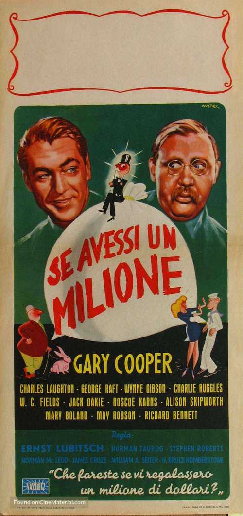 If I Had a Million - Italian Movie Poster
