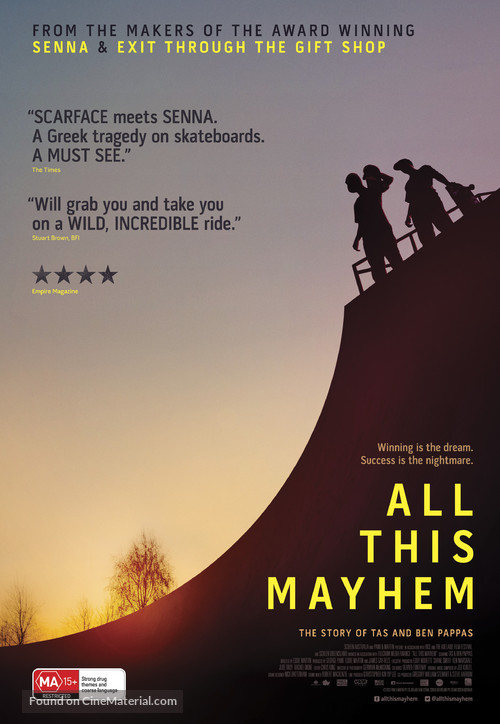 All This Mayhem - Australian Movie Poster