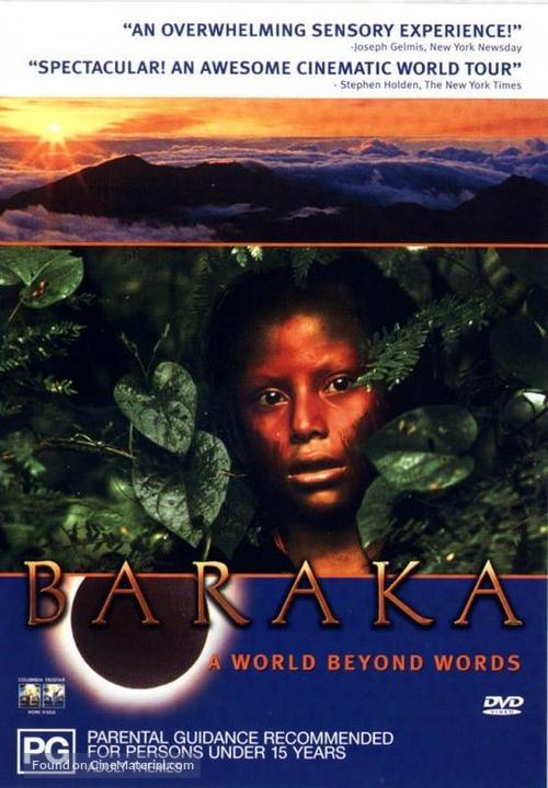 Baraka - Australian DVD movie cover