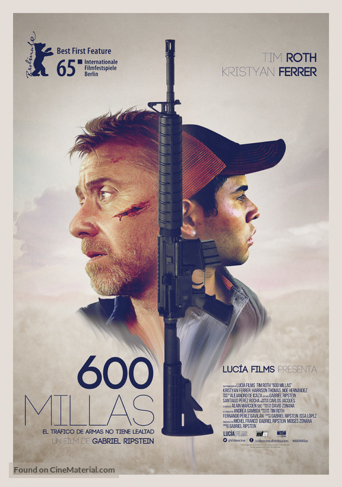 600 Millas - Mexican Movie Poster