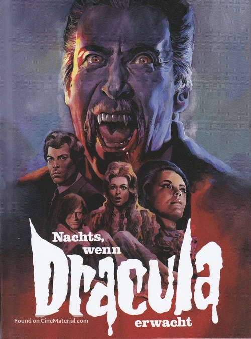 Nachts, wenn Dracula erwacht - German Blu-Ray movie cover