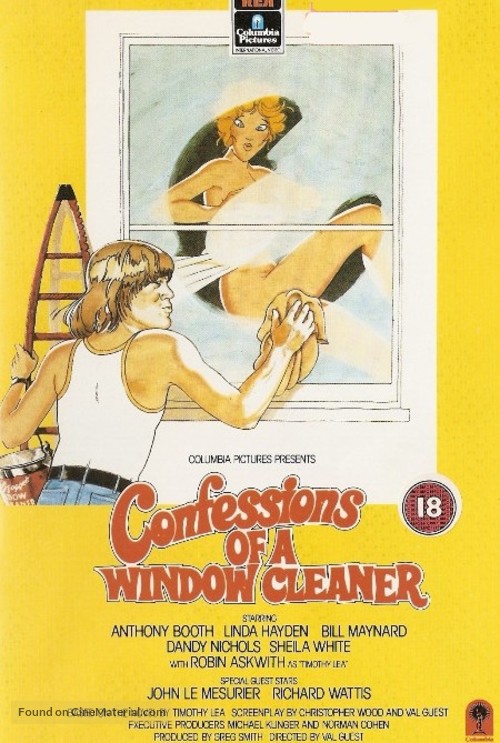 Confessions of a Window Cleaner - British VHS movie cover