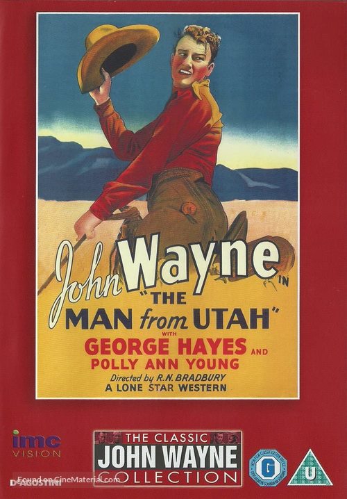 The Man from Utah - British DVD movie cover