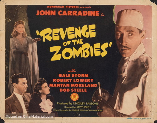 Revenge of the Zombies - Movie Poster