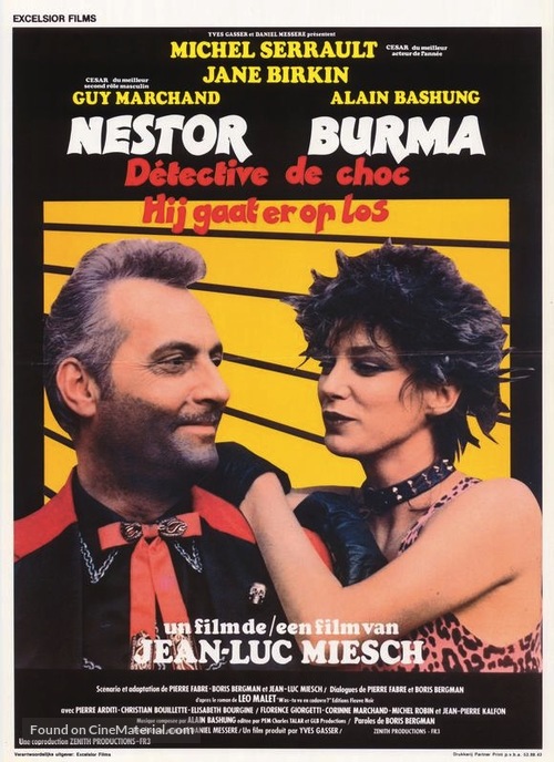 Nestor Burma, d&eacute;tective de choc - Belgian Movie Poster