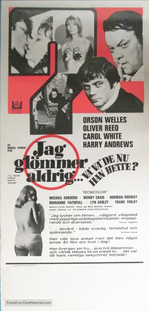 I&#039;ll Never Forget What&#039;s&#039;isname - Danish Movie Poster