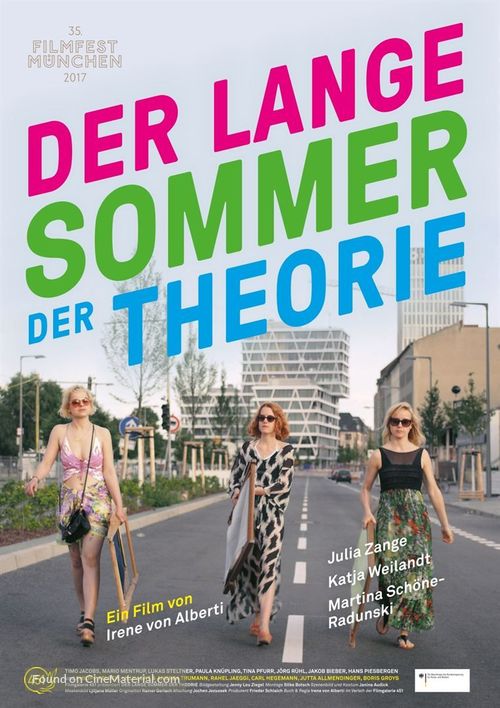 Der lange Sommer der Theorie - German Movie Poster