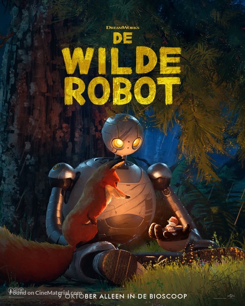 The Wild Robot - Dutch Movie Poster