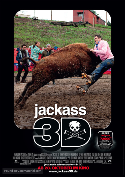 Jackass 3D - German Movie Poster