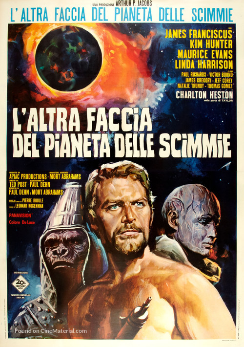 Beneath the Planet of the Apes - Italian Movie Poster