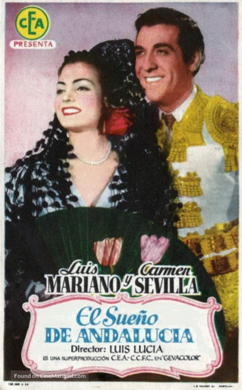 El sue&ntilde;o de Andaluc&iacute;a - Spanish Movie Poster