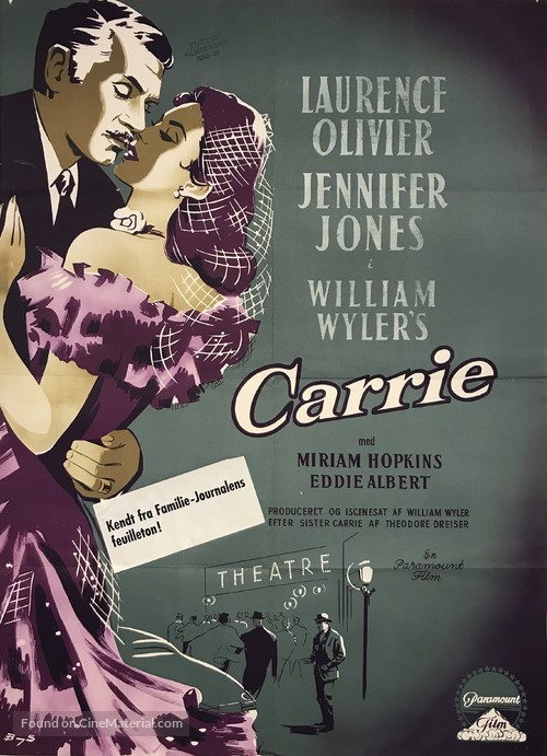 Carrie - Danish Movie Poster