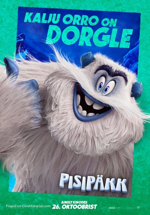 Smallfoot - Estonian Movie Poster