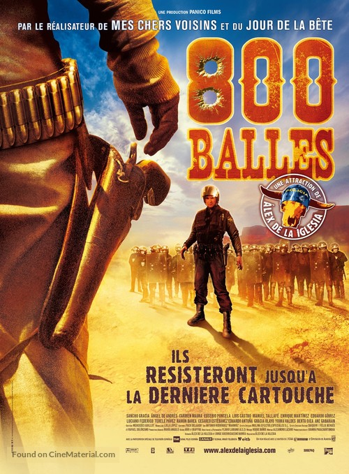 800 balas - French Movie Poster