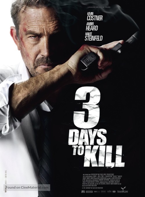 3 Days to Kill - French Movie Poster