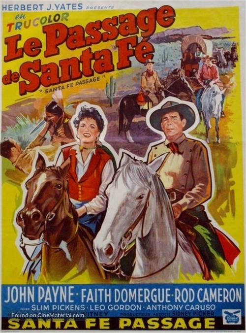 Santa Fe Passage - Belgian Movie Poster