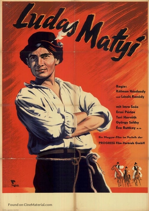 L&uacute;das Matyi - German Movie Poster